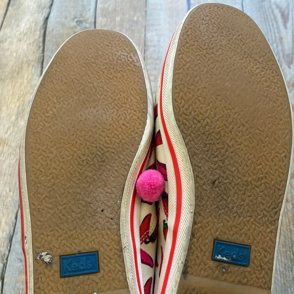 Kate spade x Keds chili pepper sneakers 10 - Picture 5 of 7